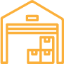 Warehouse logistics icon