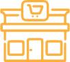 Supermarket hypermarket icon